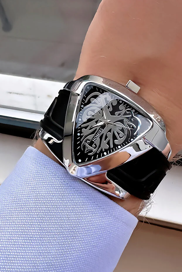 Homies Orijinal Özel Kutulu Polat Alemdar Kol Saati Siyah Renk Silikon Kordon